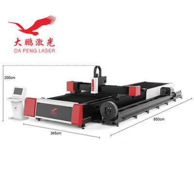 500W Metal Fiber Laser Sheet Cutting Machine 1070nm Wavelength Practical