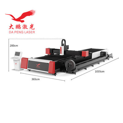 500W Metal Fiber Laser Sheet Cutting Machine 1070nm Wavelength Practical